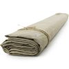 Art Natural Linen Canvas Roll 87  Wide X 10 ft   Plain Unprimed Canvas Fabric for Painting   Raw Linen Canvas Rolled