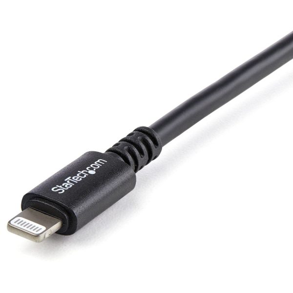 StarTech.com 3m (10ft) Long Black Apple�® 8-pin Lightning Connector to USB Cable for iPhone / iPod / iPad - Image 2