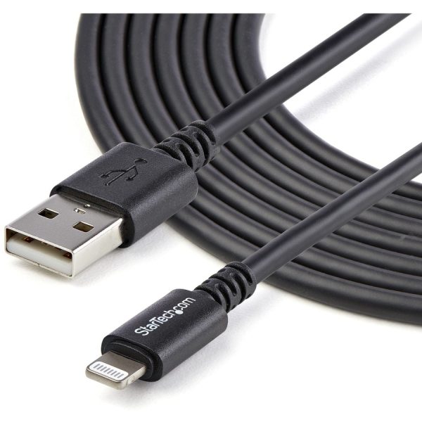 StarTech.com 3m (10ft) Long Black Apple�® 8-pin Lightning Connector to USB Cable for iPhone / iPod / iPad - Image 4