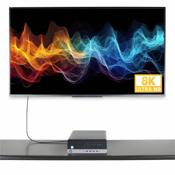 StarTech.com 6ft (2m) DisplayPort to HDMI Adapter Cable, 8K 60Hz, 4K 144Hz, HDR10, DP 1.4 to HDMI 2.1 Active Video Converter - Image 8