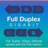 TRENDnet Gigabit Power Over Ethernet Injector, Full Duplex Gigabit Speeds, 1 x Gigabit Ethernet Port, 1 x PoE Gigabit Ethernet Port, Network Devices Up To 100M (328 ft), 15.4W, Black, TPE-113GI - Image 3
