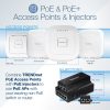 TRENDnet Gigabit Power Over Ethernet Injector, Full Duplex Gigabit Speeds, 1 x Gigabit Ethernet Port, 1 x PoE Gigabit Ethernet Port, Network Devices Up To 100M (328 ft), 15.4W, Black, TPE-113GI - Image 8