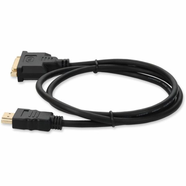 8in HDMI 1.3 Male to DVI-D Dual Link (24+1 pin) Female Black Cable For Resolution Up to 2560x1600 (WQXGA) - Image 2