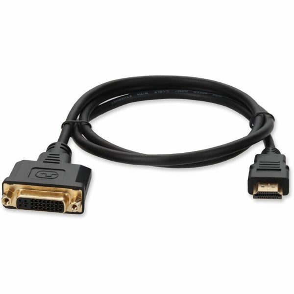 8in HDMI 1.3 Male to DVI-D Dual Link (24+1 pin) Female Black Cable For Resolution Up to 2560x1600 (WQXGA) - Image 8
