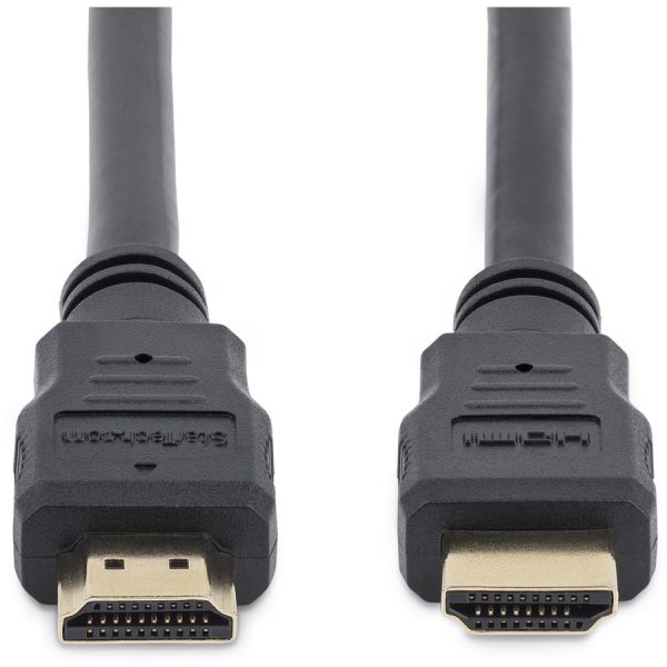 StarTech.com 10ft/3m HDMI Cable, 4K High Speed HDMI Cable with Ethernet, Ultra HD 4K 30Hz Video, HDMI 1.4 Cable, HDMI Monitor Cord, Black - Image 2