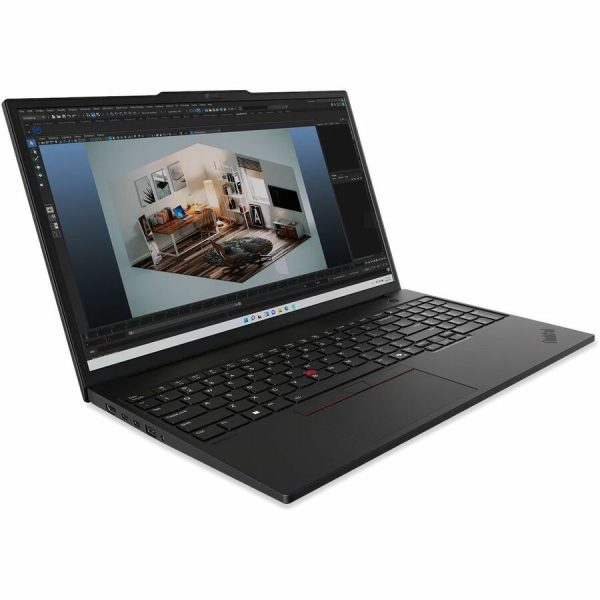 Lenovo ThinkPad P16s Gen 3 21KS0043US 16" Mobile Workstation - WUXGA - Intel Core Ultra 7 165H - vPro Technology - 16 GB - 512 GB SSD - English Keyboard - Black - Image 3