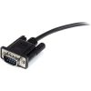 StarTech.com 2m Black Straight Through DB9 RS232 Serial Cable - M/F - Image 3
