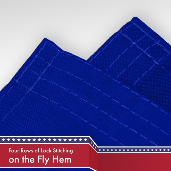 G128 Combo Pack: USA American Flag 3x5 Ft 150D Printed Stars & Virginia Flag 3x5 Ft 150D Printed - Image 5