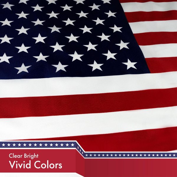 G128 Combo Pack: USA American Flag 3x5 Ft 150D Printed Stars & Virginia Flag 3x5 Ft 150D Printed - Image 7