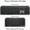Logitech MX Keys Mini for Mac Minimalist Wireless Keyboard Compact, Bluetooth, Backlit Keys, USB-C, Fast - Space Gray - Image 10