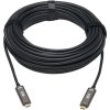 Eaton Tripp Lite Series USB-C AOC Cable (M/M) - USB 3.2 Gen 2 (10 Gbps) Plenum-Rated Fiber Active Optical Cable - Data Only, Black, 10 m (33 ft.)