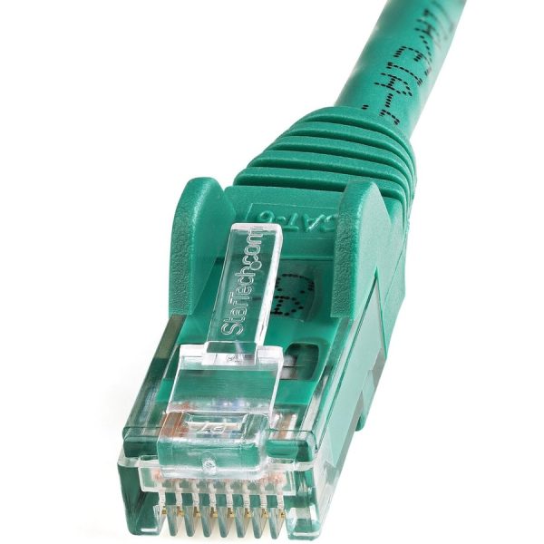 StarTech.com 30ft CAT6 Ethernet Cable - Green Snagless Gigabit - 100W PoE UTP 650MHz Category 6 Patch Cord UL Certified Wiring/TIA - Image 3