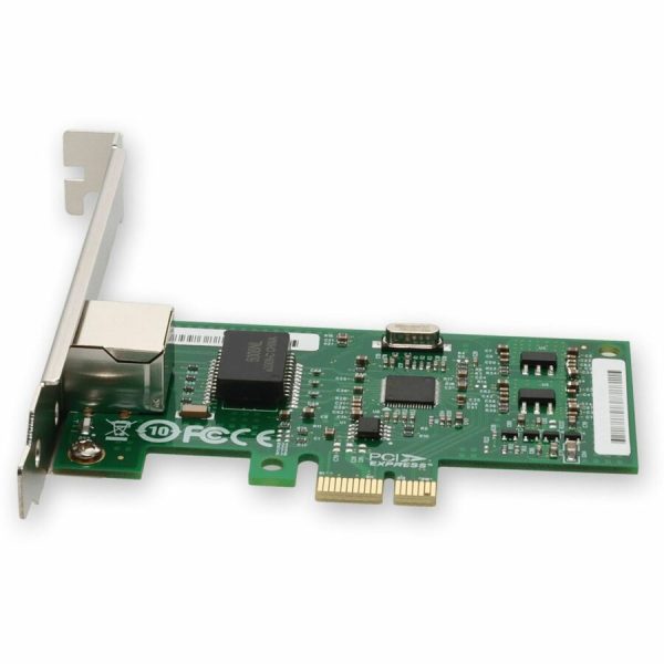 AddOn Intel I210T1 Comparable 10/100/1000Mbs Single Open RJ-45 Port 100m PCIe x4 Network Interface Card - Image 2