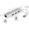 StarTech.com 3-Port USB Hub with Ethernet, USB-A Ports, Gigabit Ethernet/GbE, USB 5Gbps, Bus-Powered, Portable Laptop USB 3.0 Hub - Image 9