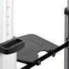 StarTech.com Dual TV Cart, 60in VESA TVs up to 50kg/110lb each, Height Adjustable Mobile Display Mount/Cart, Rolling TV Cart on Wheels - Image 5