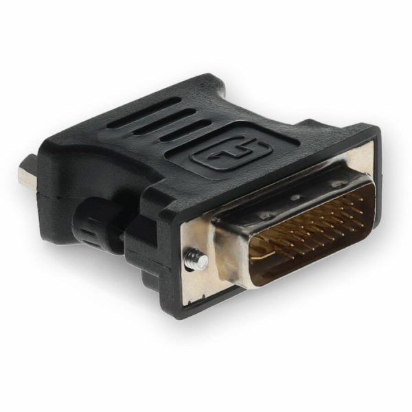 5PK DVI-I (29 pin) Male to VGA Female Black Adapters For Resolution Up to 1920x1200 (WUXGA) - Image 3