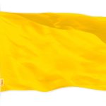 G128 Solid Golden Yellow Color Flag | 3x5 feet | Printed 150D, Indoor/Outdoor, Vibrant Colors, Brass Grommets, Quality Polyester, Much Thicker More Durable Than 100D 75D Polyester
