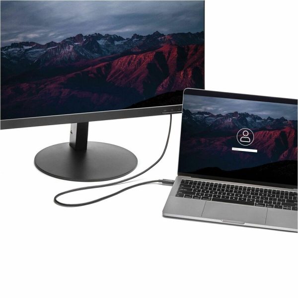StarTech.com 6.6 ft / 2 m USB-C to DVI Cable - USB Type-C Video Adapter Cable - 1920 x 1200 - Black - Image 6