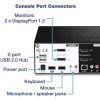 TRENDnet 4-Port Dual Monitor DisplayPort KVM Switch With Audio, 2-Port USB 2.0 Hub, 4K UHD Resolution Up To 3840 x 2160, Connect 4 DisplayPort Monitors, Dual Monitor 4 Port KVM Switch, Black, TK-440DP - Image 3