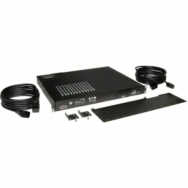 Eaton Tripp Lite Series 3.8kW Single-Phase Local Metered Automatic Transfer Switch PDU, Two 200-240V C20 Inlets, 8 C13 & 2 C19 Outputs, 1U, TAA - Image 5