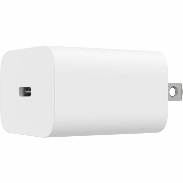 Belkin 20W Portable USB-C Wall Charger - 1xUSB-C (20W) - Fast Charge - Power Adapter - White - Image 3