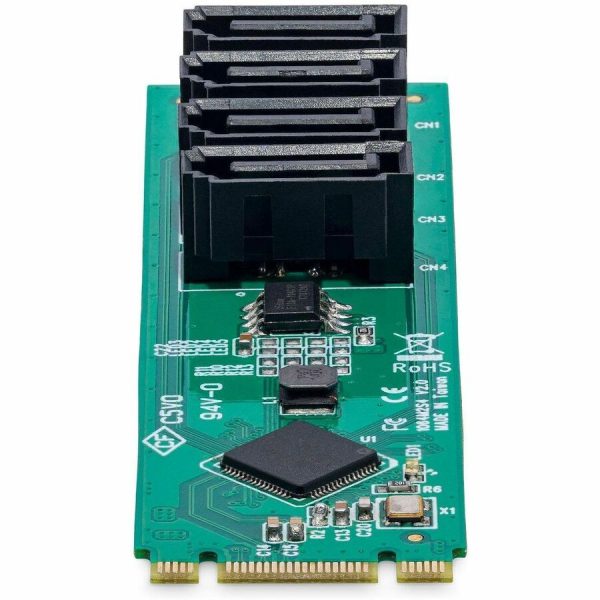 StarTech.com 4-Port M.2 to SATA Adapter Card, M.2 PCIe 3.0 to SATA HDD/SSD Expansion Card for Windows/macOS/Linux - Image 5