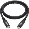 Tripp Lite by Eaton USB4 40Gbps Cable (M/M) - USB-C, 8K 60 Hz, 100W PD Charging, Black, 31 in. (0.8 m) - Image 2