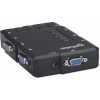 Manhattan KVM Switch Compact 4-Port, 4x USB-A, Cables included, Audio Support, Control 4x computers from one pc/mouse/screen, Black, Lifetime Warranty, Boxed - Image 5