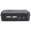 Manhattan KVM Switch Compact 4-Port, 4x USB-A, Cables included, Audio Support, Control 4x computers from one pc/mouse/screen, Black, Lifetime Warranty, Boxed - Image 11