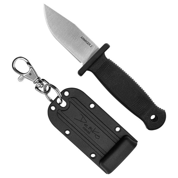 Armiger Fixed Blade with Sheath  Armiger 2 & Armiger 4   Clip Point Spear Point Tanto Shark Foot Serrated Full Tang