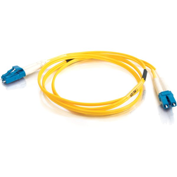 C2G 2m LC-LC 9/125 Duplex Single Mode OS2 Fiber Cable - Yellow - 6ft - Image 4