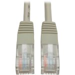 Eaton Tripp Lite Series Cat5e 350 MHz Molded (UTP) Ethernet Cable (RJ45 M/M), PoE - Gray, 25 ft. (7.62 m)
