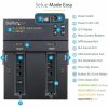 StarTech.com Standalone Dual Bay M.2 SATA/NVMe Duplicator/Eraser, HDD/SSD Cloner/Wiper, M.2 PCIe/AHCI, Hard Drive Sanitizer/Copier, TAA - Image 4