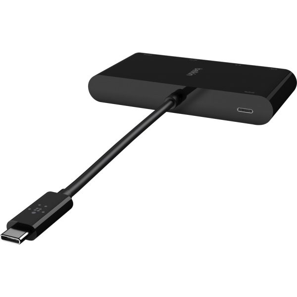 Belkin USB-C Multiport Adapter, USB-C to HDMI - USB A 3.0 - VGA, up to 100W Power Delivery, up 4k Resolution - Image 2