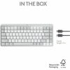 Logitech MX Mechanical Mini for Mac Wireless Illuminated Keyboard, Low-Profile Switches, Tactile Quiet Keys, Pale Gray - Image 3