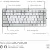 Logitech MX Mechanical Mini for Mac Wireless Illuminated Keyboard, Low-Profile Switches, Tactile Quiet Keys, Pale Gray - Image 6