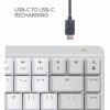 Logitech MX Mechanical Mini for Mac Wireless Illuminated Keyboard, Low-Profile Switches, Tactile Quiet Keys, Pale Gray - Image 9