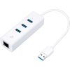 TP-Link (UE330) - USB 3.0 to Ethernet Adapter, Portable 3-port USB Hub with 1 Gigabit - Image 2