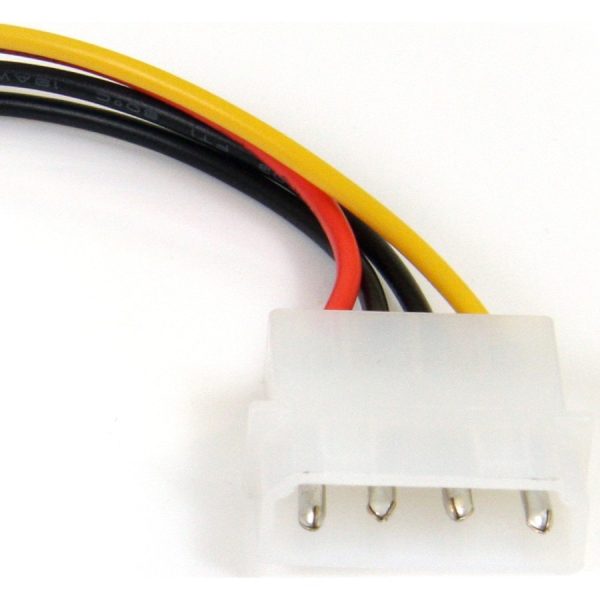 StarTech.com 6in 4 Pin LP4 to Right Angle SATA Power Cable Adapter - Image 2