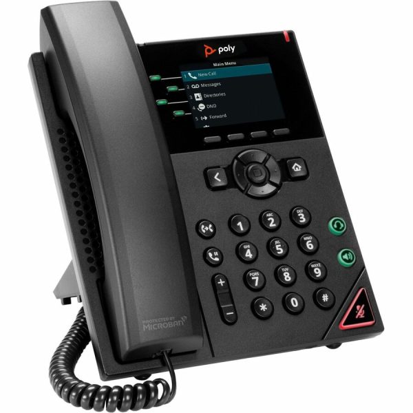 Poly VVX 250 4-Line IP Phone and PoE-enabled GSA/TAA - Image 3