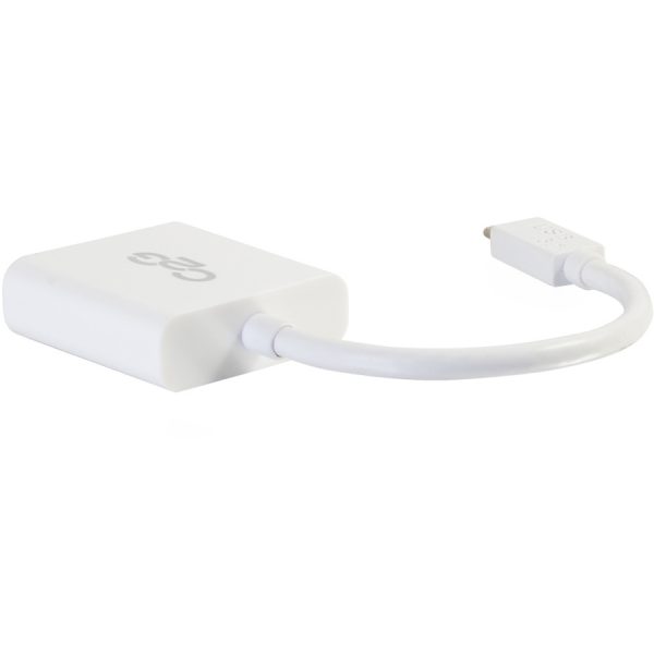 C2G USB C to DisplayPort Adapter Converter 4K 30Hz - White TAA - Image 2
