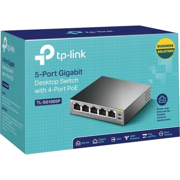 TP-Link TL-SG1005P - 5-Port Gigabit PoE Switch - Image 5