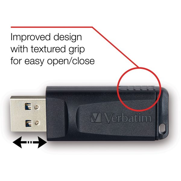 64GB Store 'n' Go® USB Flash Drive - 10pk Business Bulk - Black - Image 6