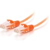 C2G 3ft Cat6a Snagless Unshielded (UTP) Ethernet Cable - Cat6a Network Patch Cable - PoE - Orange