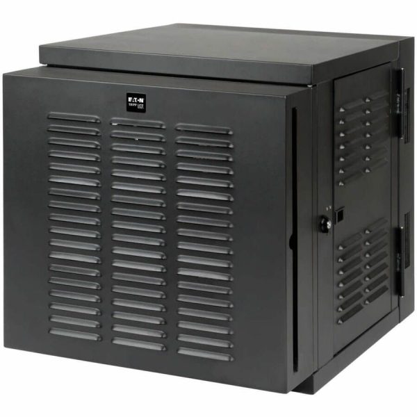 Eaton Tripp Lite Series SmartRack 12U Switch-Depth Wall-Mount Small Rack Enclosure for Harsh Environments, Hinged Back - Image 10