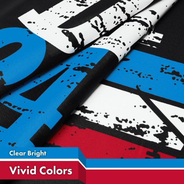 G128 10 Pack: DeSantis Election 2024 Flag | 3x5 Ft | LiteWeave Pro Series Printed 150D Polyester | Election Flag, Vibrant Colors, Brass Grommets, Thicker and More Durable Than 100D 75D Polyester - Image 3
