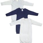 Newborn Baby Boy 3 Piece Gown Set Nc_0844