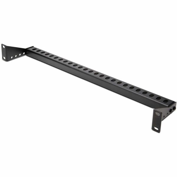 StarTech.com 1U Horizontal Cable Management Bar w/Adjustable Depth, 19" Rack-Mountable Lacing Bar For Organized Racks/Cabinets/Patch Panel - Image 2