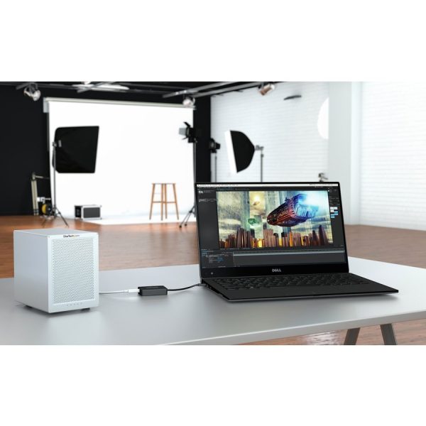 StarTech.com Thunderbolt 3 to Thunderbolt 2 Adapter - TB3 Laptop to TB2/TB1 Displays & Devices - Thunderbolt Converter - Windows & Mac - Image 5