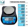Ounce Carat and Gram Scale 0.01g Accuracy Electronic Scale Science Digital Scale Lab Balance LCD 600g Capacity   USB Charger and AC DC Adapter Included - Image 3